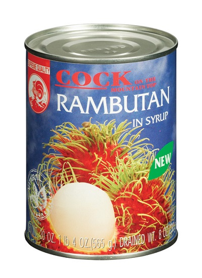 Rambutan in sciroppo Cock Brand 565 g.